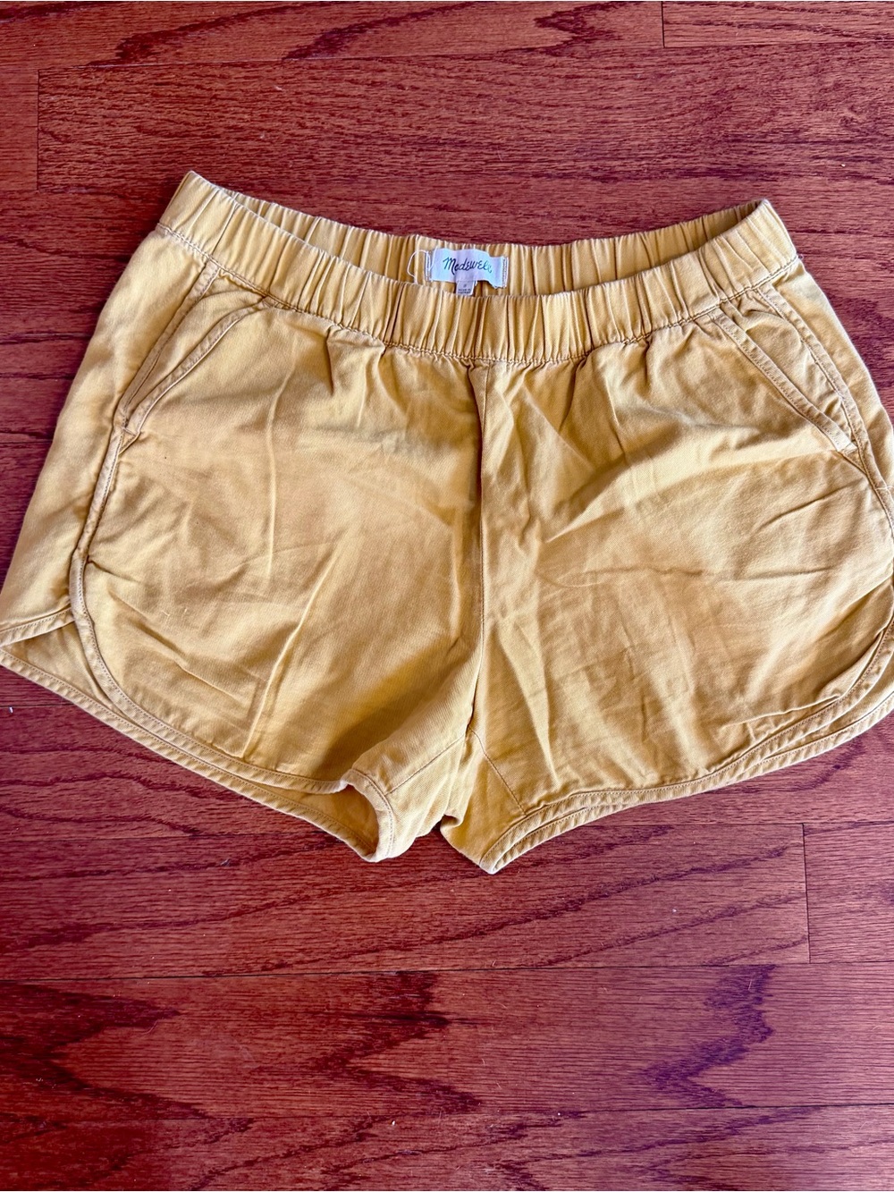 Madewell Mustard Yellow Shorts